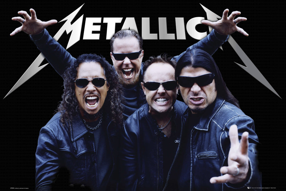 Metallica Sunglasses Band Photo Maxi Poster