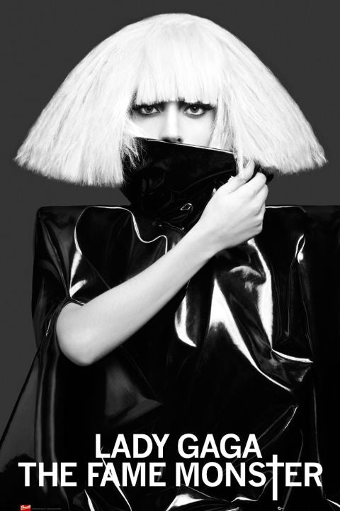 Lady Gaga White Hair The Fame Monster Maxi Poster