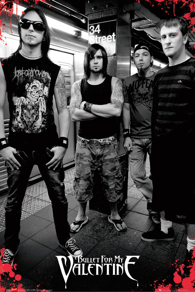 Bullet For My Valentine Subway Poster