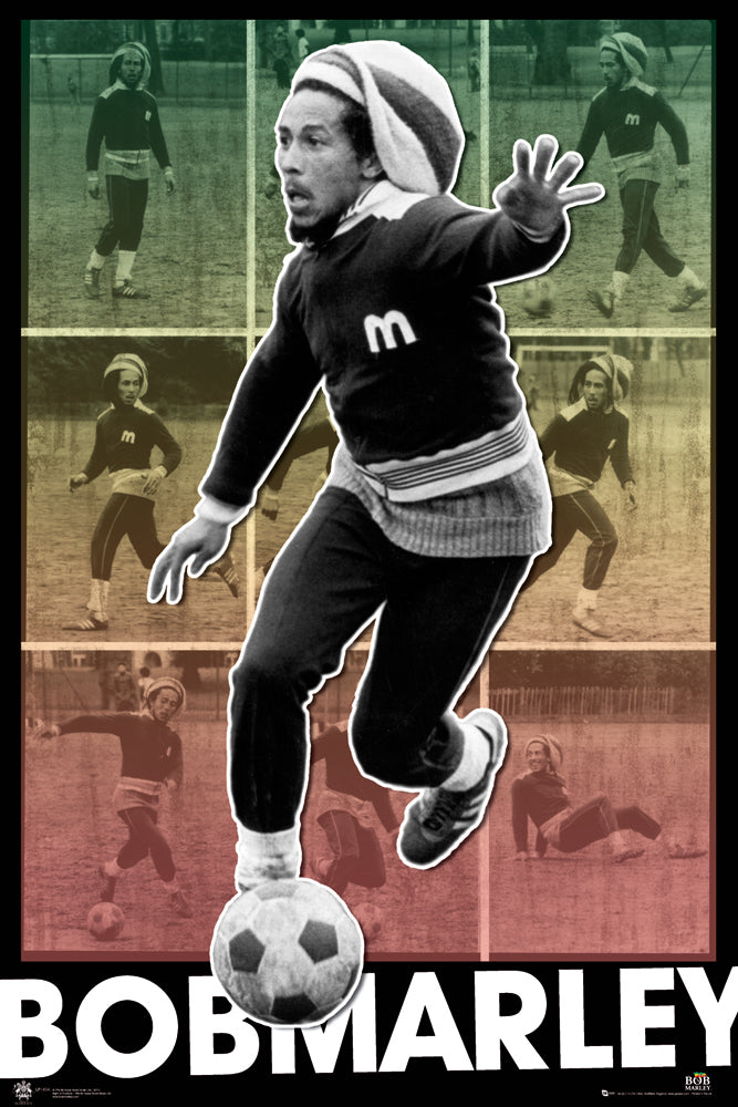 Bob Marley Football Maxi Poster