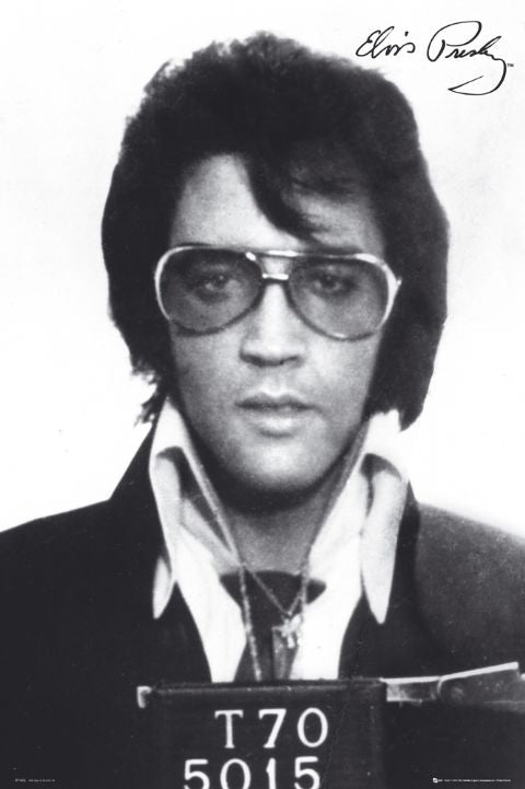 Elvis Presley Mug Shot Poster