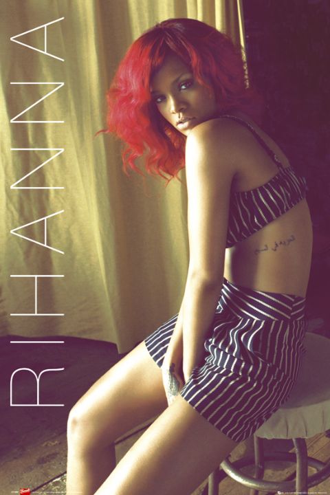 Rihanna Stool Poster