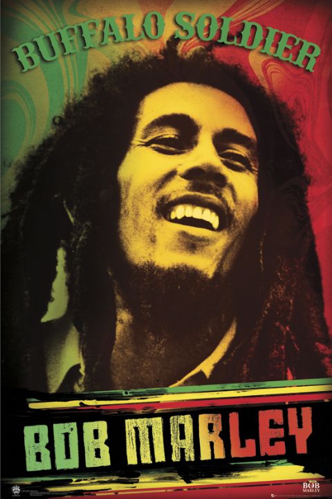 Bob Marley Buffalo Soldier Maxi Poster