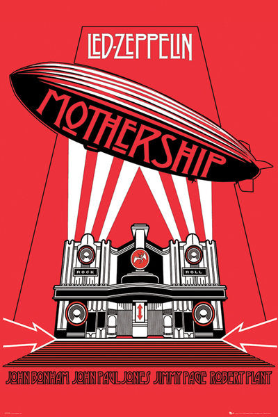 Led Zeppelin Mothership Names Maxi Poster