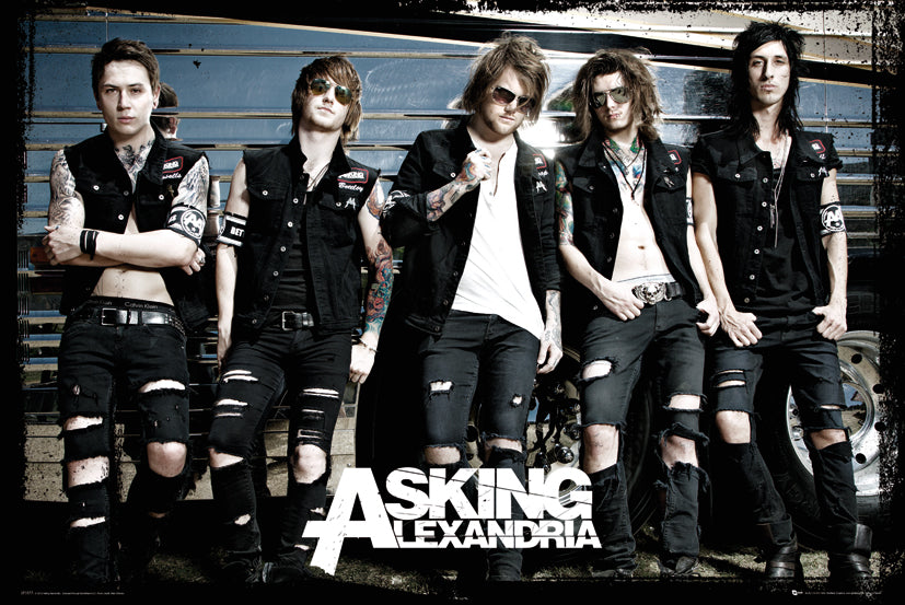 Asking Alexandria Bus Poster