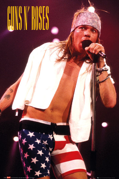 Guns N' Roses Axl Rose Live Maxi Poster