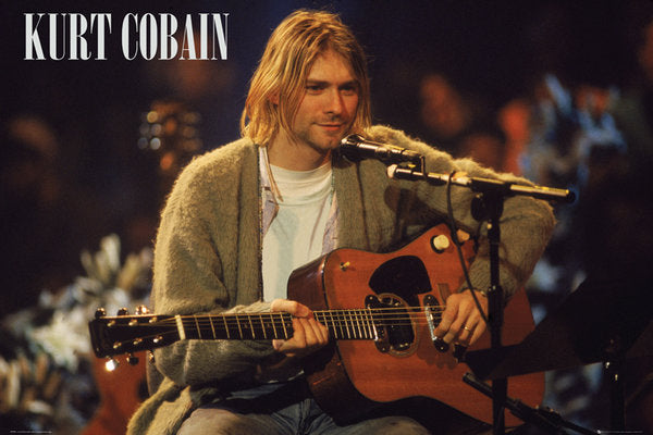 Kurt Cobain Unplugged Landscape Maxi Poster