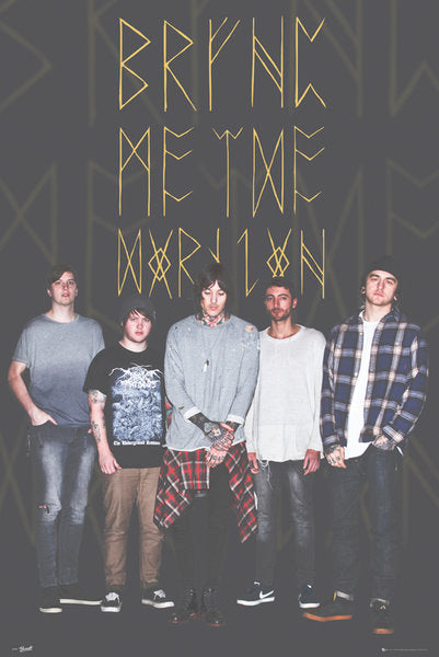 Bring Me The Horizon Black Group Maxi Poster