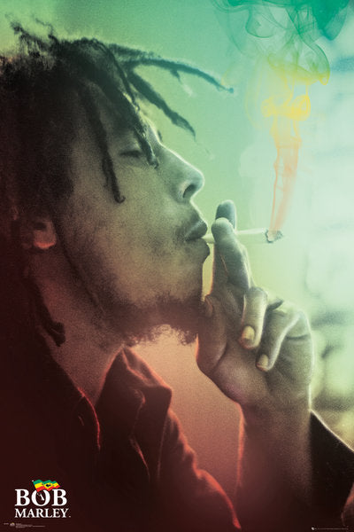 Bob Marley Smoking Lights Maxi Poster