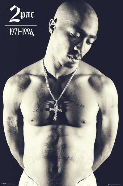 Tupac Cross Maxi Poster