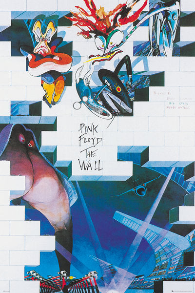 Pink Floyd The Wall Album Collage Maxi Poster