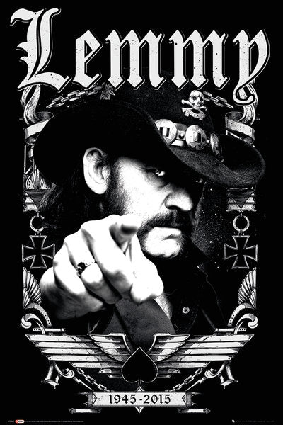 Lemmy 1945 - 2015 Memorial Maxi Poster