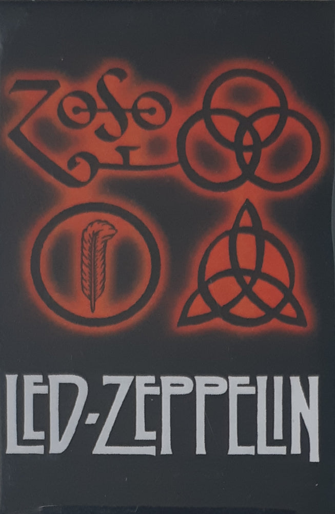 Led Zeppelin Symbols & Logo Fridge Magnet