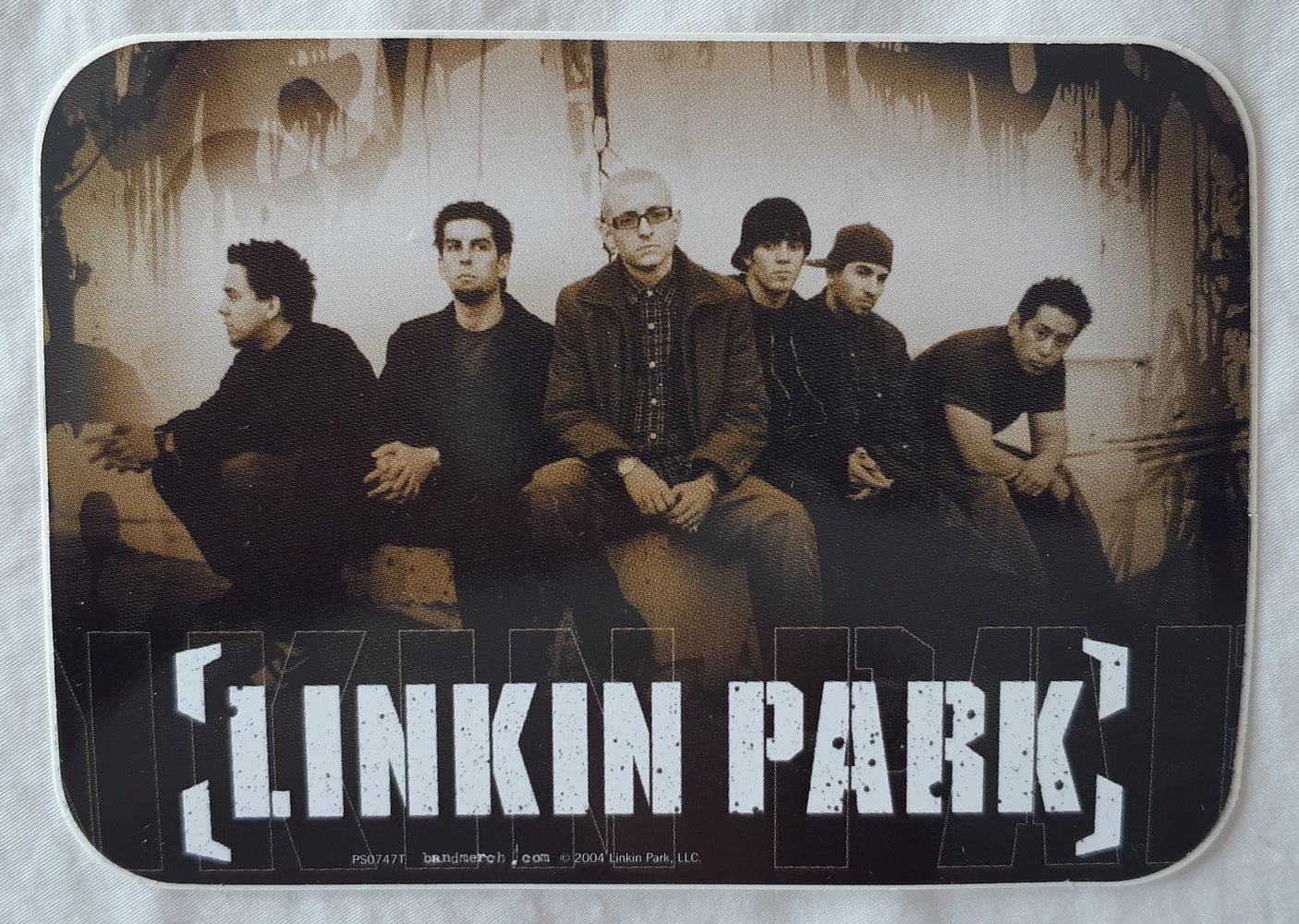 Linkin Park Group Sitting Large Vinyl Sticker