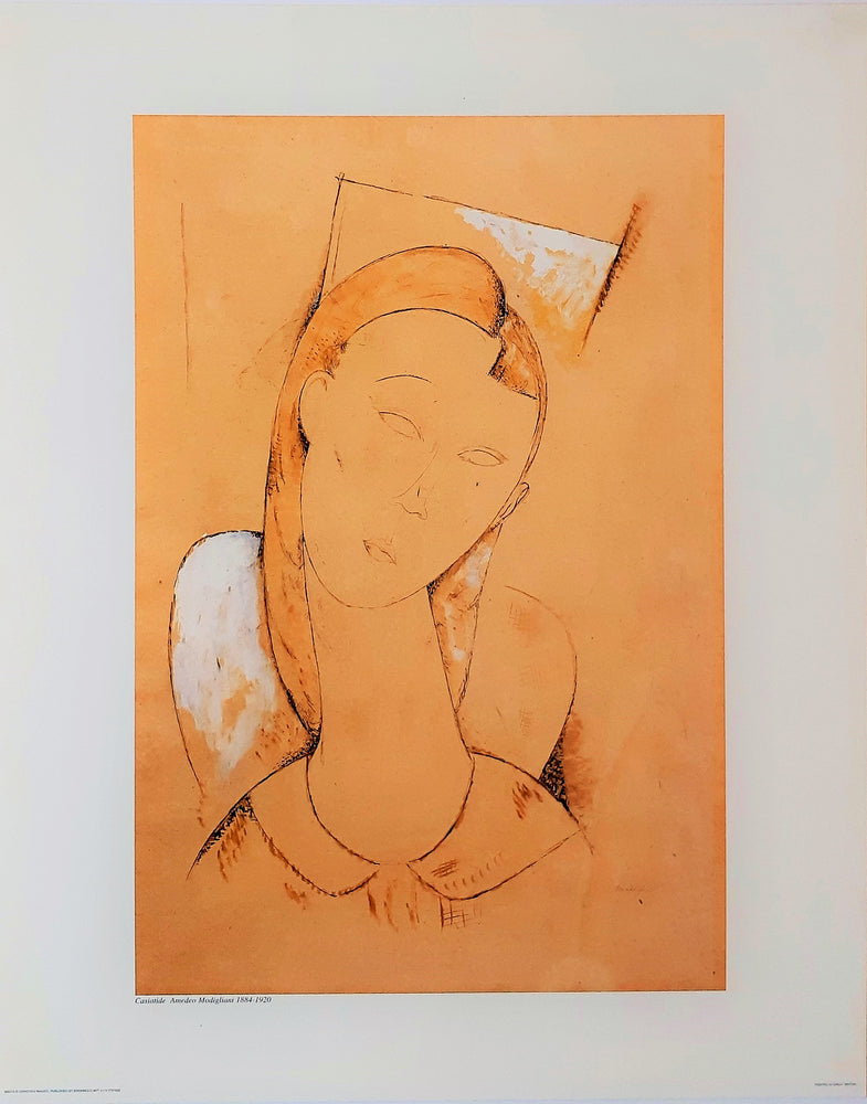 Amedeo Modigliani Casiatide 40x50cm Art Print