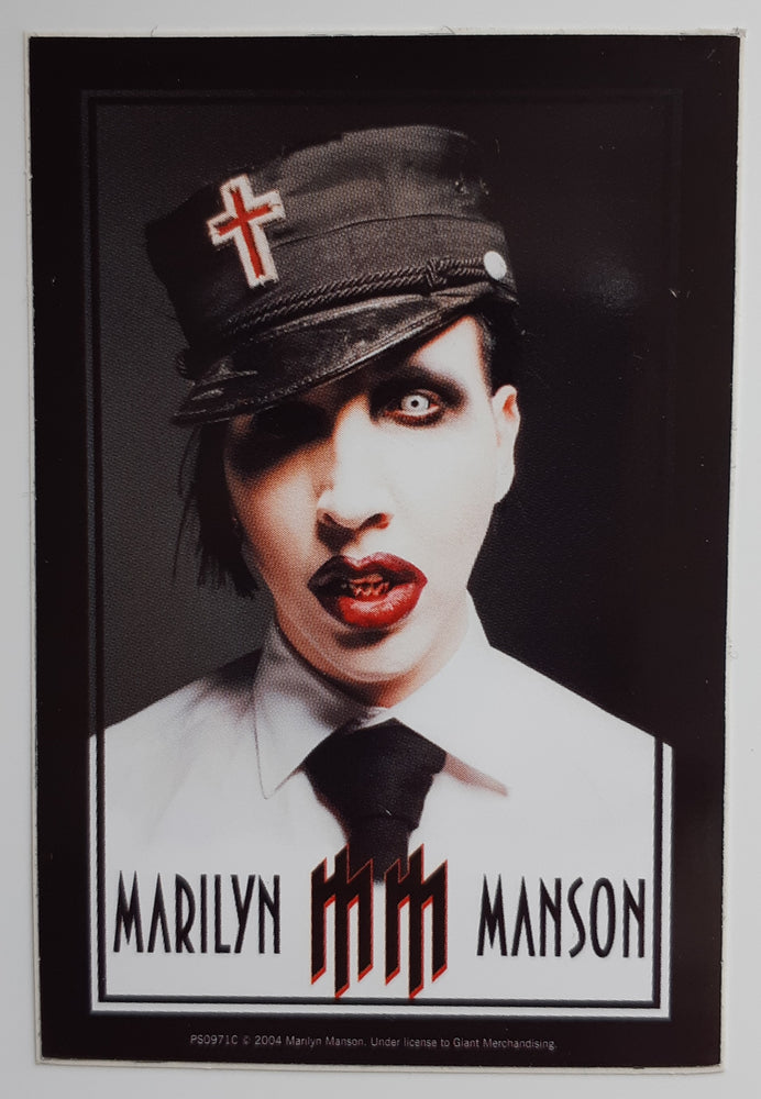 Marilyn Manson Uniform Large Vinyl Sticker