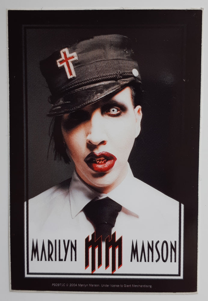 Marilyn Manson Uniform Large Vinyl Sticker