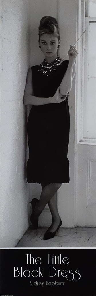 Audrey Hepburn The Little Black Dress Slim Poster – Koolpixnz