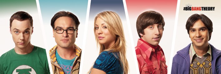 The Big Bang Theory Cast Slim Poster
