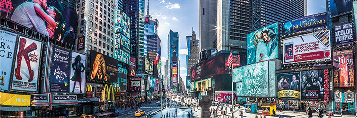 New York Times Square Panoramic Slim Poster