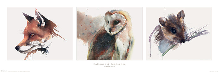 Patience And Innocence A Sarah Stokes Triptych Slim Poster