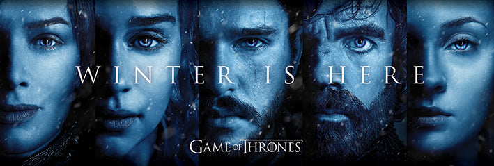Game Of Thrones Winter Is Here Slim Poster