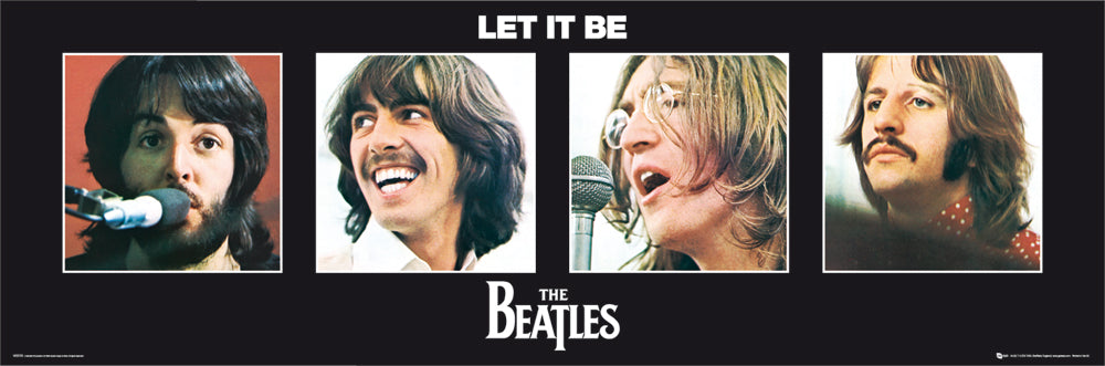 The Beatles Let It Be Slim Poster