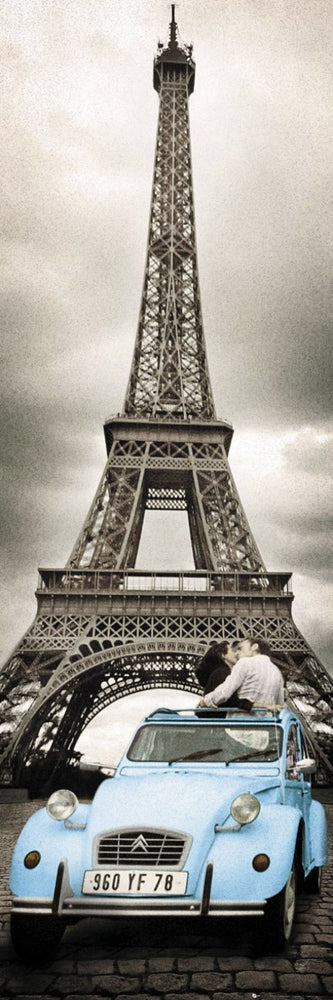 Paris Romance Eiffel Tower Slim Poster