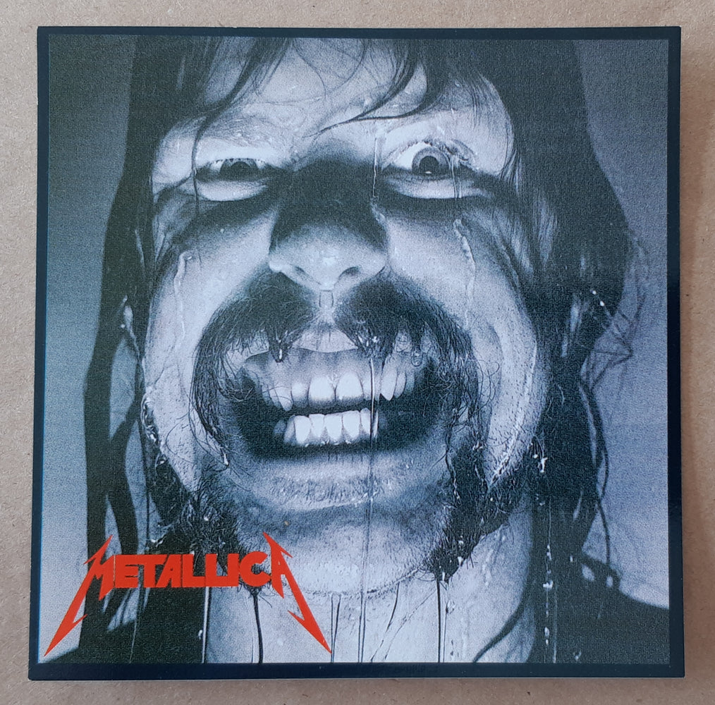 Metallica James Hetfield 10cm Square Vinyl Sticker