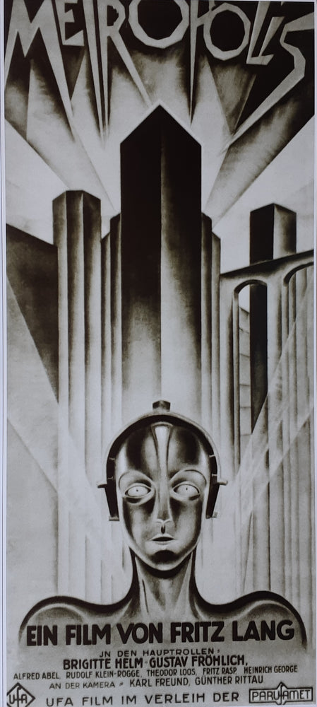 Metropolis Film Score Slim Poster Blockmount