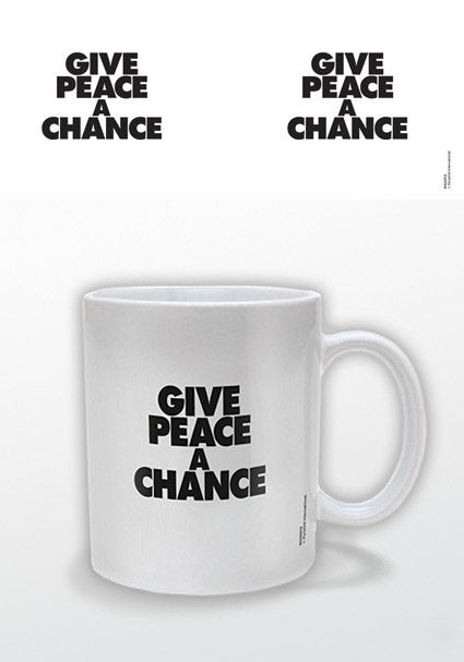 Give Peace A Chance Ceramic Coffee Mug