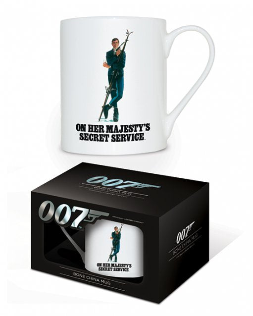 James Bond On Her Majesty's Secret Service Bone China Porcelain Mug 11 oz / 315 ml