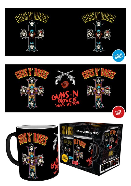 Guns N' Roses Cross Official Heat Changing Mug