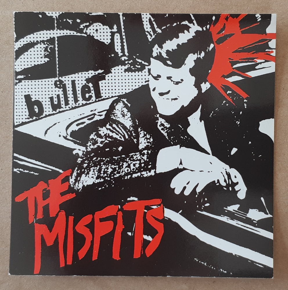Misfits Bullet 10cm Square Vinyl Sticker