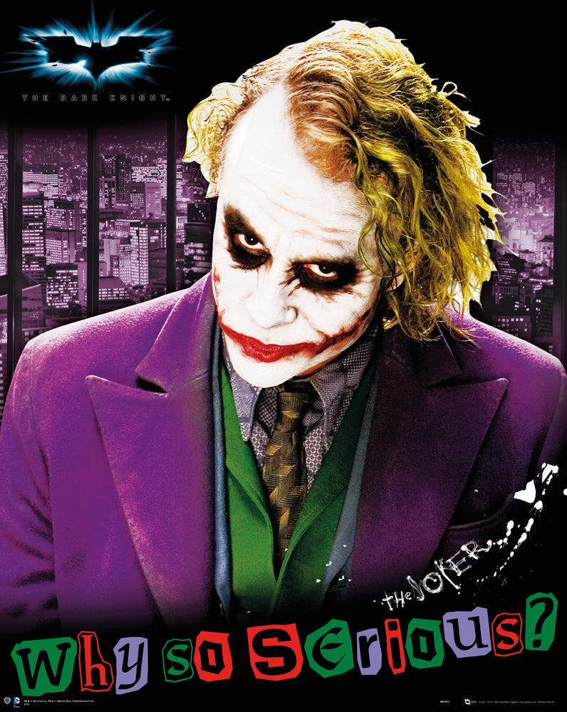 Batman The Joker Why So Serious? 40x50cm Mini Poster