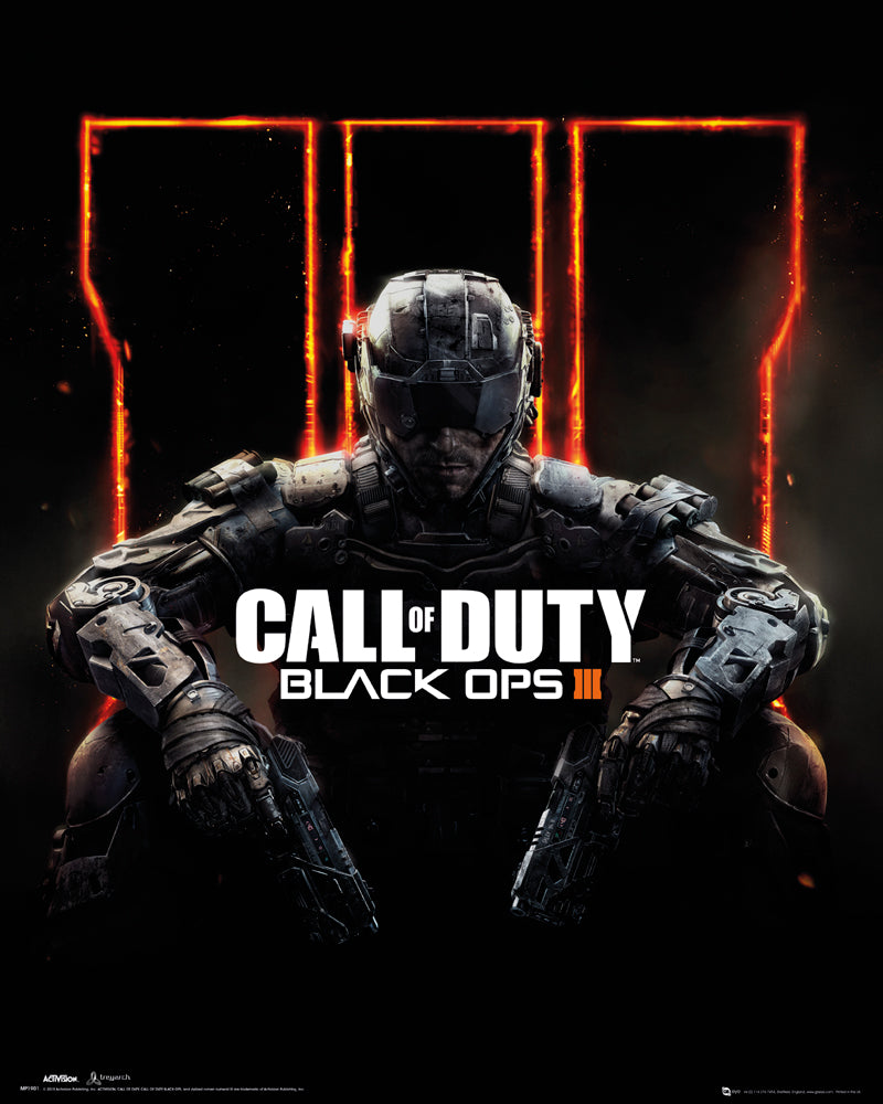 Call Of Duty Black Ops 3 Game Cover 40x50cm Mini Poster