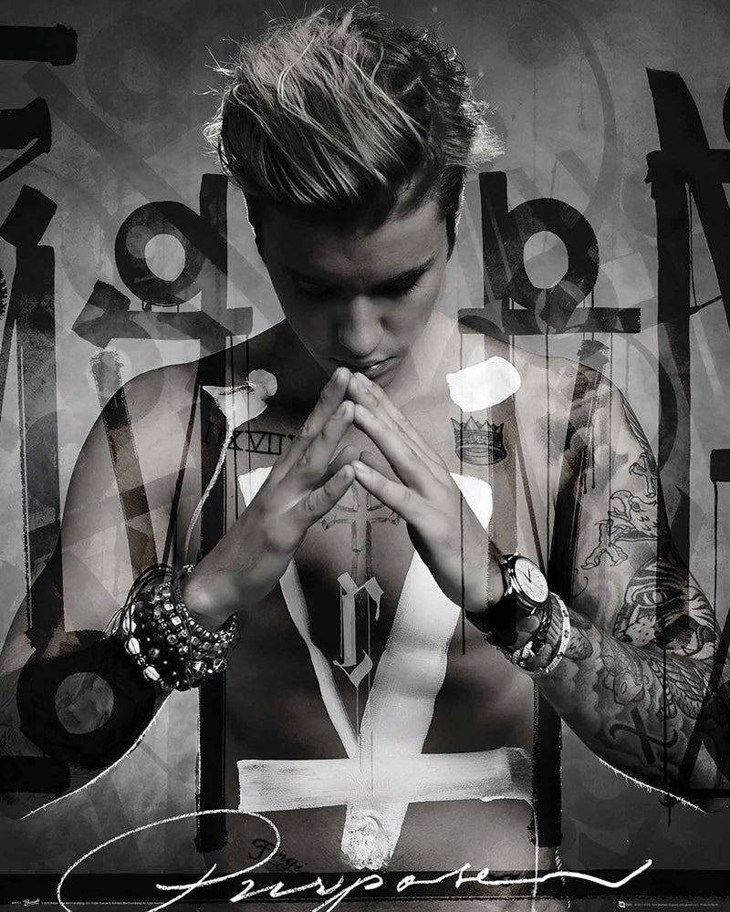 Justin Bieber Purpose 40x50cm Mini Poster
