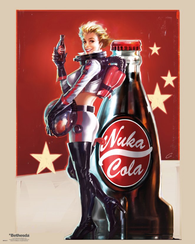 Fallout Nuka Cola Lady 40x50cm Mini Poster