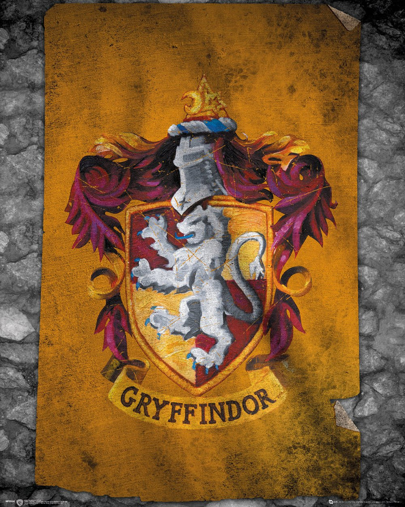 Harry Potter Gryffindor Flag 40x50cm Mini Poster