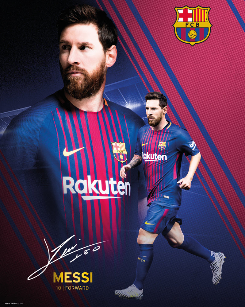 Barcelona Lionel Messi 2018 Collage Official 40x50cm Mini Poster
