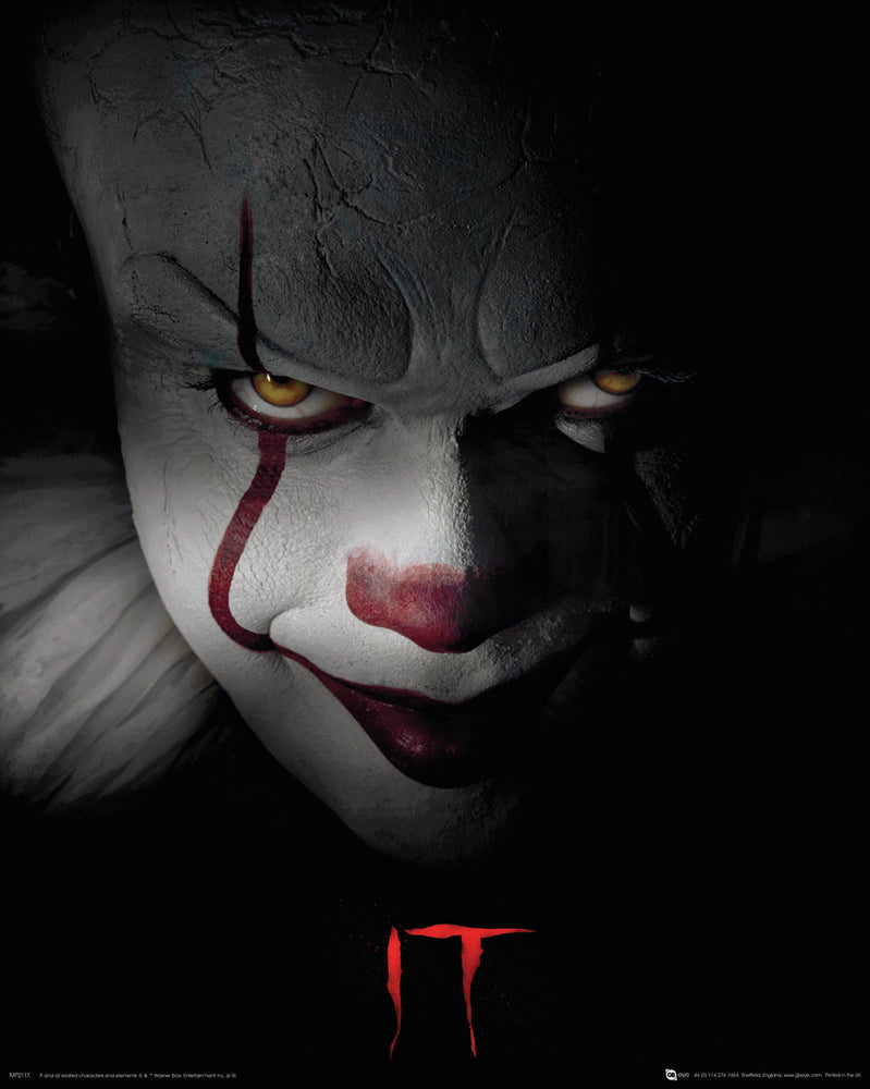 It Pennywise Face Close Up 40x50cm Mini Poster