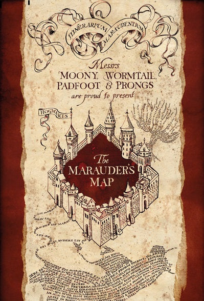 Harry Potter Marauder's Map 40x50cm Mini Poster