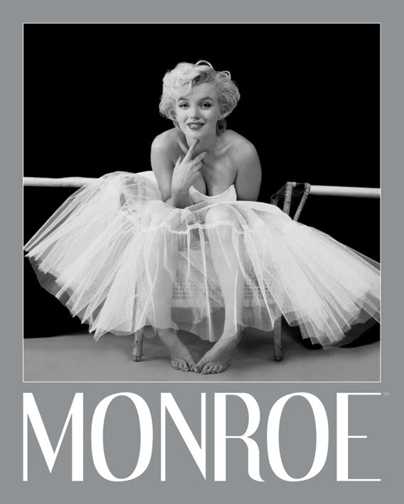 Marilyn Monroe Ballerina Silver Ink 40x50cm Mini Poster