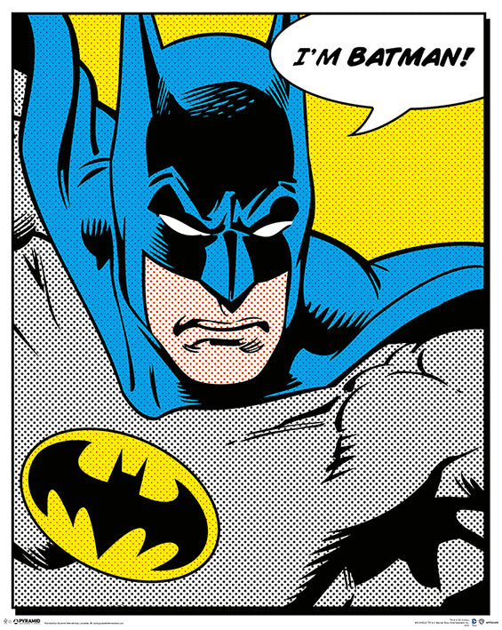 Batman I'm Batman 40x50cm Mini Poster