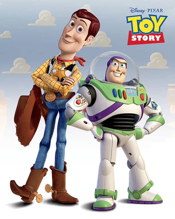 Toy Story Woody And Buzz 40x50cm Mini Poster
