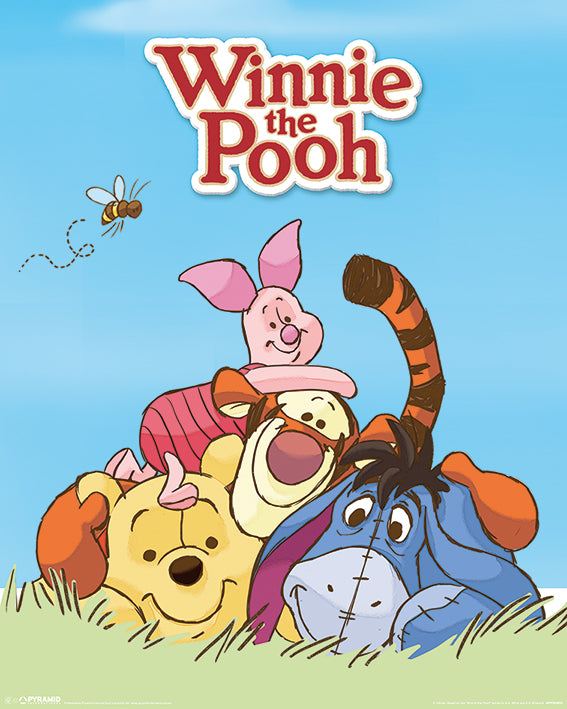 Winnie The Pooh Characters 40x50cm Mini Poster