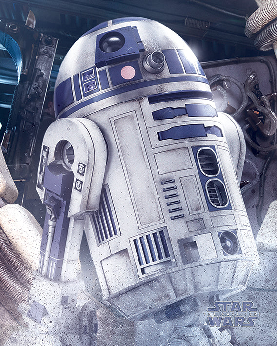 Star Wars The Last Jedi R2-D2 40x50cm Mini Poster