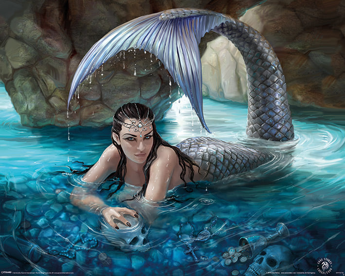 Anne Stokes Hidden Depths 40x50cm Mini Poster