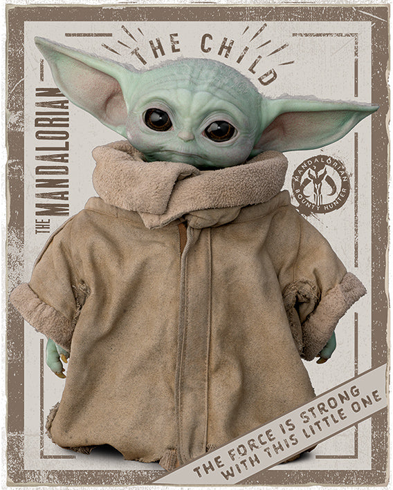 Star Wars : The Mandalorian The Child 40x50cm Mini Poster