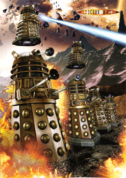 Doctor Who Daleks Montage Small 3D Lenticular Poster